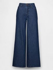 GAP Dżinsy - Comfort fit - w kolorze granatowym rozmiar: W28. Niebieskie jeansy damskie GAP, z podwyższonym stanem. Za 124.98 zł.