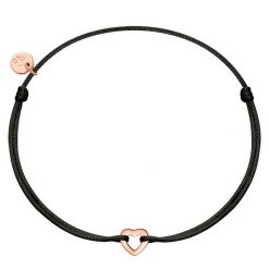 Glanzstücke München Bransoletka Serce z Srebra Sterling w rózowym zlocie Bransoletki 1 ct Damski. Czerwone bransoletki damskie Glanzstücke München, pozłacane. Za 189.99 zł.