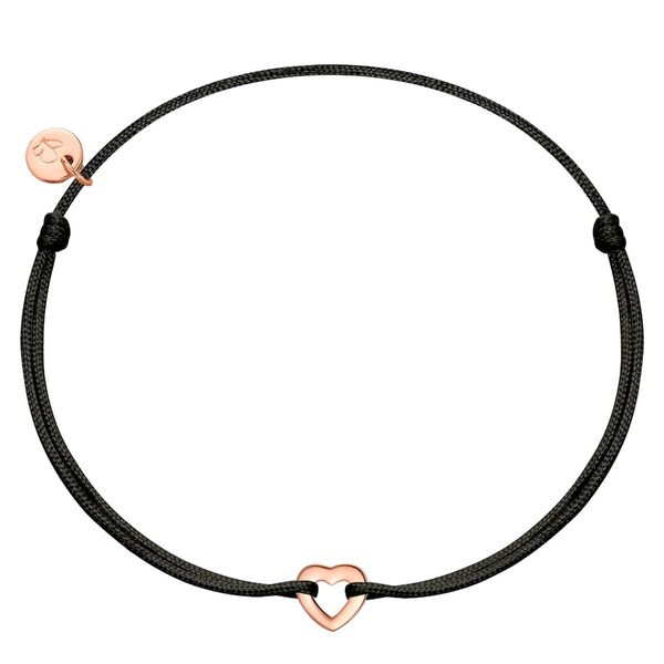 Glanzstücke München Bransoletka Serce z Srebra Sterling w rózowym zlocie Bransoletki 1 ct Damski. Czerwone bransoletki damskie Glanzstücke München, pozłacane. Za 161.49 zł.