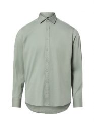 Nils Sundström koszula casual Mężczyźni Modern Fit Bawełna zielony, M. Zielone koszule męskie Nils Sundström, m, bez wzorów, z bawełny, bez kołnierzyka, bez ramiączek. Za 119.95 zł.
