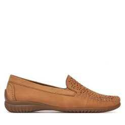 Mokasyny Gabor. Brązowe mokasyny damskie Gabor. Za 449.99 zł.