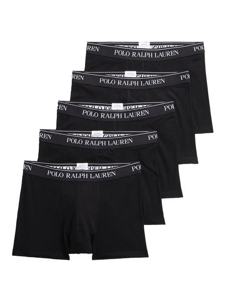 Polo Ralph Lauren Komplet bokserek 714864292001 Czarny. Czarne bokserki męskie Polo Ralph Lauren, bez wzorów, z bawełny. Za 269.99 zł.