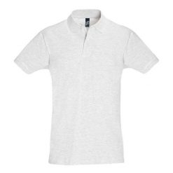 Męska Koszulka Polo Perfect Heather. Szare koszulki polo męskie SOL'S, m, bez wzorów, z bawełny, bez ramiączek. Za 68.99 zł.