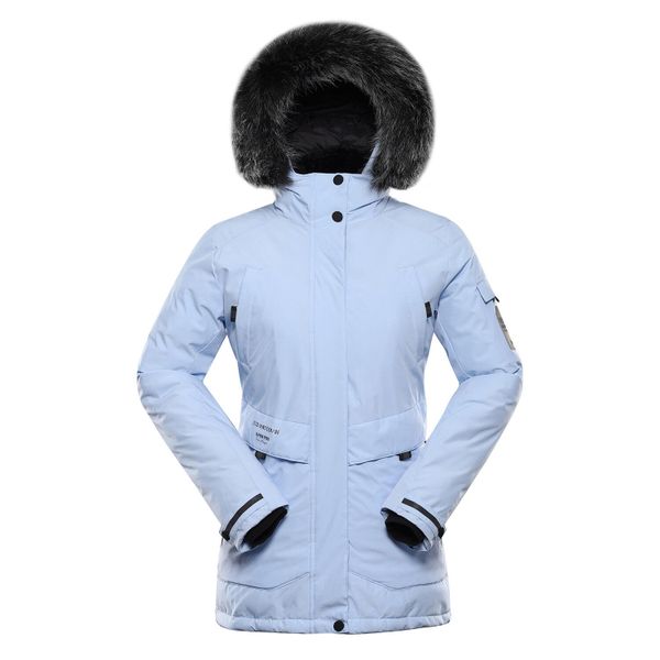 Kurtka damska zimowa wodoodporna Alpine Pro Werda 2. Niebieskie kurtki damskie Alpine Pro, na zimę, bez wzorów, bez kaptura. W wyprzedaży za 469.00 zł.