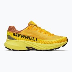 Buty do biegania męskie Merrell Agility Peak 5 rush. Żółte obuwie do biegania damskie MERRELL. Za 479.99 zł.