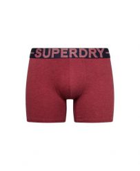 Superdry Boxer Triple Pack z bawełny organicznej ze streczem. Czerwone bokserki męskie Superdry., bez wzorów, z bawełny. Za 198.35 zł.