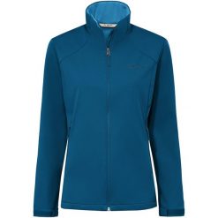 Softshell-Jacke W Everhike Softshell J. Niebieskie kurtki damskie Vaude, m, bez wzorów, z materiału, bez kaptura. Za 469.00 zł.