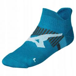 Skarpety do biegania dla dorosłych Mizuno DryLite Race Mid. Zielone skarpetki damskie Mizuno, bez wzorów. Za 44.99 zł.