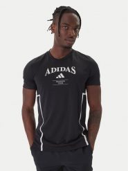 Adidas T-Shirt Designed-for-Training Legacy KA5284 Czarny Slim Fit. Czarne t-shirty męskie Adidas, l, bez wzorów, z syntetyku, bez kołnierzyka. Za 149.99 zł.