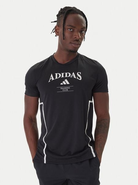 Adidas T-Shirt Designed-for-Training Legacy KA5284 Czarny Slim Fit. Czarne t-shirty męskie Adidas, m, bez wzorów, z syntetyku, bez kołnierzyka. Za 118.99 zł.