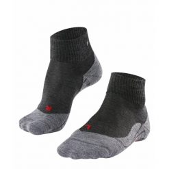 Krótkie skarpety damskie Falke TK5. Szare skarpetki damskie Falke, bez wzorów, z poliamidu. Za 119.50 zł.