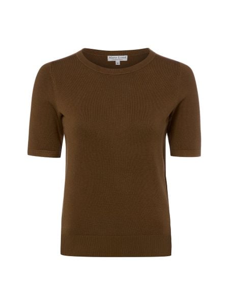 Marie Lund Sweter Kobiety drobna dzianina brązowy, M. Brązowe swetry klasyczne damskie Marie Lund, m, z dzianiny, bez kołnierzyka. Za 159.95 zł.