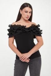 Top damski hiszpanka JOSEPH RIBKOFF. Topy damskie Joseph Ribkoff, xs, bez wzorów, bez kołnierzyka. Za 1,039.00 zł.