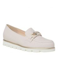 HASSIA Skórzane mokasyny "Pisa" w kolorze kremowym rozmiar: 38. Brązowe mokasyny damskie HASSIA. Za 434.99 zł.