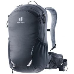 Plecak rowerowy Deuter Superbike 18 czarny 18 L ergonomiczny wentylowany. Czarne plecaki damskie Deuter, bez wzorów, sportowe. Za 569.99 zł.