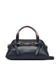 Tommy Hilfiger Torebka Th Buckle Mini Tote AW0AW19034 Granatowy. Niebieskie torebki klasyczne damskie Tommy Hilfiger, bez wzorów, ze skóry, bez dodatków. Za 529.99 zł.