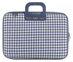 Torba Bombata Pied de poule 15''-16'' blue. Niebieskie torby na laptopa damskie Bombata, bez wzorów, z materiału. Za 329.00 zł.