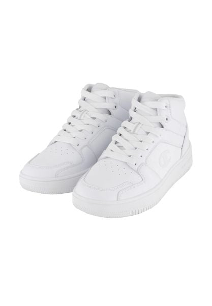 Buty Sportowe Na co dzień Damskie Champion Rd18 2.0 Mid Wysokie. Białe buty sportowe na co dzień damskie CHAMPION, bez wzorów, z gumy, trekkingowe. Za 259.00 zł.