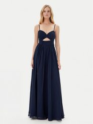 Hey Kyla Sukienka wieczorowa 5AH025HK Granatowy Slim Fit. Niebieskie sukienki damskie Hey Kyla, bez wzorów, z syntetyku, wizytowe, bez kołnierzyka, bez ramiączek. Za 1,019.00 zł.