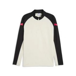 Męska dopasowana bluza individualLIGA z zamkiem 1/4 PUMA. Brązowe bluzy z kapturem męskie Puma, m, z dzianiny. Za 229.00 zł.