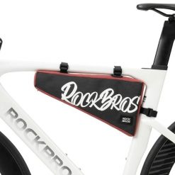 Torba rowerowa trójkątna na górną ramę. Niebieskie torby męskie na ramię ROCKBROS, bez wzorów, z materiału, na ramię, duże. Za 93.99 zł.