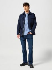 Wrangler Kurtka koszulowa w kolorze granatowym rozmiar: XXL. Niebieskie kurtki męskie Wrangler, xxl, bez wzorów, z wełny, bez kaptura. Za 206.42 zł.