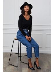 L'armoire de Suzette Sweter w kolorze czarnym rozmiar: 34/36. Czarne swetry klasyczne damskie L'armoire de Suzette, l, z kaszmiru, bez kołnierzyka. Za 96.14 zł.