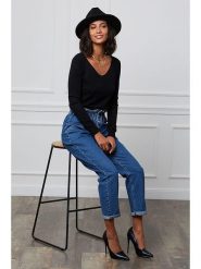 Soft Cashmere Sweter w kolorze czarnym rozmiar: 34/36. Czarne swetry klasyczne damskie Soft Cashmere, z kaszmiru, bez kołnierzyka. Za 66.00 zł.