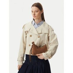 Torebka Tommy Hilfiger. Brązowe torebki klasyczne damskie Tommy Hilfiger, bez wzorów, bez dodatków. Za 749.99 zł.