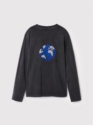 Desigual Bluzka Sergio 22WBTK13 Szary Regular Fit. Szare t-shirty chłopięce Desigual, bez wzorów, z bawełny, bez ramiączek. Za 109.99 zł.