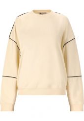 Bluza damska Athlecia Nandy. Brązowe bluzy sportowe damskie Athlecia, bez wzorów, z bawełny, bez ramiączek, bez kaptura. Za 149.00 zł.