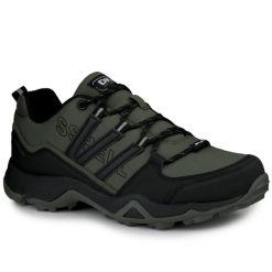 Buty męskie sportowe trekkingowe DK SPIRIT. Czarne buty trekkingowe męskie DK, z materiału, bez zapięcia, wspinaczkowe. Za 159.00 zł.