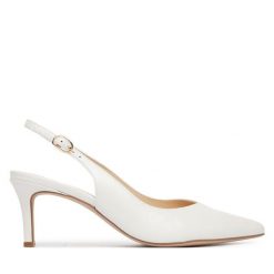 Szpilki HÖGL. Białe szpilki HÖGL, bez wzorów, bez obcasa. Za 849.99 zł.