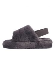 ISLAND BOOT Kapcie "Poppy" w kolorze szarym rozmiar: 36. Szare kapcie damskie Island Boot. Za 83.42 zł.
