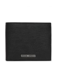 Tommy Hilfiger Portfel Th Business Saffiano Cc And Coin AM0AM14784 Czarny. Czarne portfele męskie Tommy Hilfiger, bez wzorów, ze skóry. Za 329.99 zł.