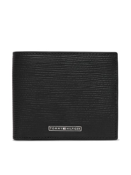 Tommy Hilfiger Portfel Th Business Saffiano Cc And Coin AM0AM14784 Czarny. Czarne portfele męskie Tommy Hilfiger, bez wzorów, ze skóry. Za 329.99 zł.