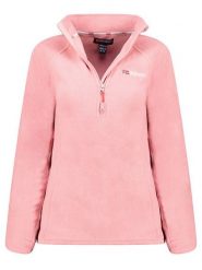 Geographical Norway Bluza polarowa "Tug" w kolorze jasnoróżowym rozmiar: XXL. Różowe bluzy bez kaptura damskie Geographical Norway, xxl, z materiału. Za 62.47 zł.