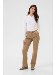 Cream Dżinsy - Comfort fit - w kolorze beżowym rozmiar: W28/L32. Brązowe jeansy damskie Cream. Za 138.70 zł.