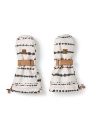 Elodie Details Rękawiczki "Tidemark Drops" w kolorze jasnobrązowo-białym rozmiar: 48-53 cm. Białe rękawiczki dziecięce Elodie Details, bez ramiączek. Za 86.78 zł.