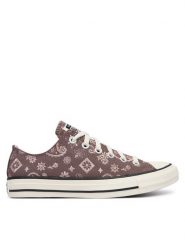 Converse Trampki Chuck Taylor All Star Paisley Pop A19186C Brązowy. Brązowe trampki i tenisówki damskie Converse, bez wzorów, z materiału. Za 349.99 zł.