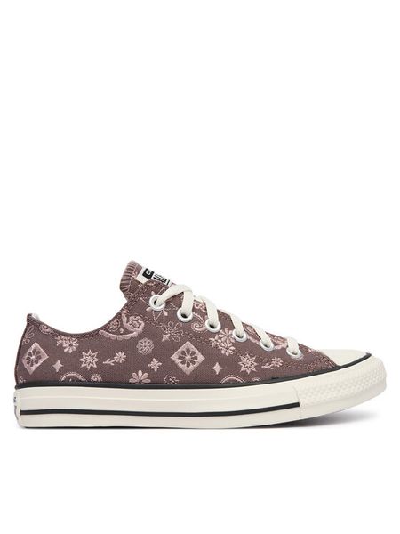 Converse Trampki Chuck Taylor All Star Paisley Pop A19186C Brązowy. Brązowe trampki i tenisówki damskie Converse, bez wzorów, z materiału. Za 349.99 zł.
