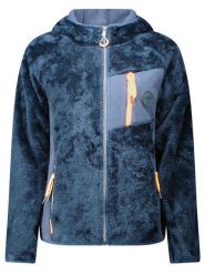 Geographical Norway Kurtka polarowa "Toscana" w kolorze granatowym rozmiar: L. Niebieskie kurtki damskie Geographical Norway, l, bez wzorów, z polaru, bez kaptura. Za 165.31 zł.