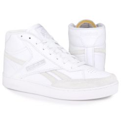 Buty męskie wysokie ze skóry Reebok CLUB C FORM. Białe buty sportowe na co dzień męskie Reebok, z materiału, bez zapięcia, na fitness i siłownię, Reebok Club. Za 208.00 zł.