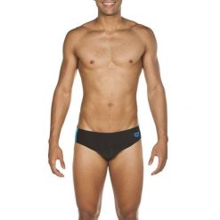 Kąpielówki slipy męskie na basen Arena Ren Brief. Czarne kąpielówki męskie Arena, m, bez wzorów, do pływania. Za 49.99 zł.