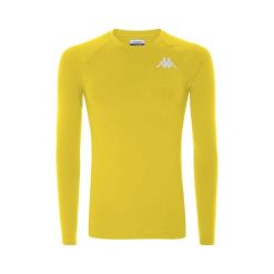 Koszulka z długim rękawem Kappa Vurbat. Żółte bielizna termoaktywna męska Kappa, bez ramiączek, na fitness i siłownię. Za 195.00 zł.