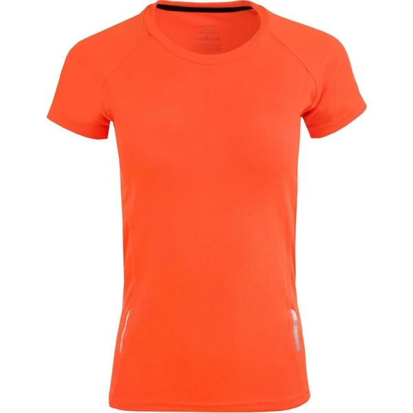 Sportowa Koszulka Damska Oranje 2XL - Oddychająca i Elastyczna. Brązowe bluzki sportowe damskie JUMPERS, xl, bez kołnierzyka, bez ramiączek. Za 115.99 zł.