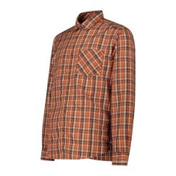 Koszula męska CMP 30T9927. Brązowe koszule męskie CMP, m, bez wzorów, bez kołnierzyka, bez ramiączek. Za 217.00 zł.