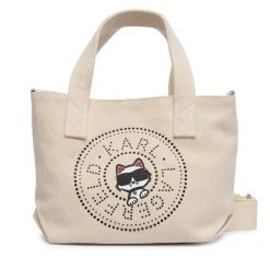 Torebka KARL LAGERFELD. Białe torebki klasyczne damskie Karl Lagerfeld, bez wzorów, bez dodatków. Za 339.99 zł.