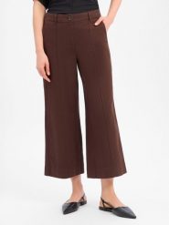 Opus Damskie spodnie materiałowe z zawartością lnu - Meeri Breath Kobiety Bawełna brązowy, 40. Brązowe spodnie materiałowe damskie Opus, bez wzorów, z bawełny, klasyczne. Za 449.95 zł.