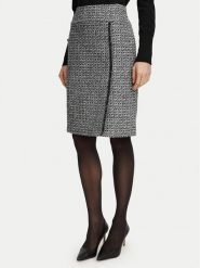 Luisa Spagnoli Spódnica ołówkowa Fiorini 543939 Szary Regular Fit. Szare spódniczki damskie Luisa Spagnoli, bez wzorów, ołówkowe. Za 1,169.00 zł.